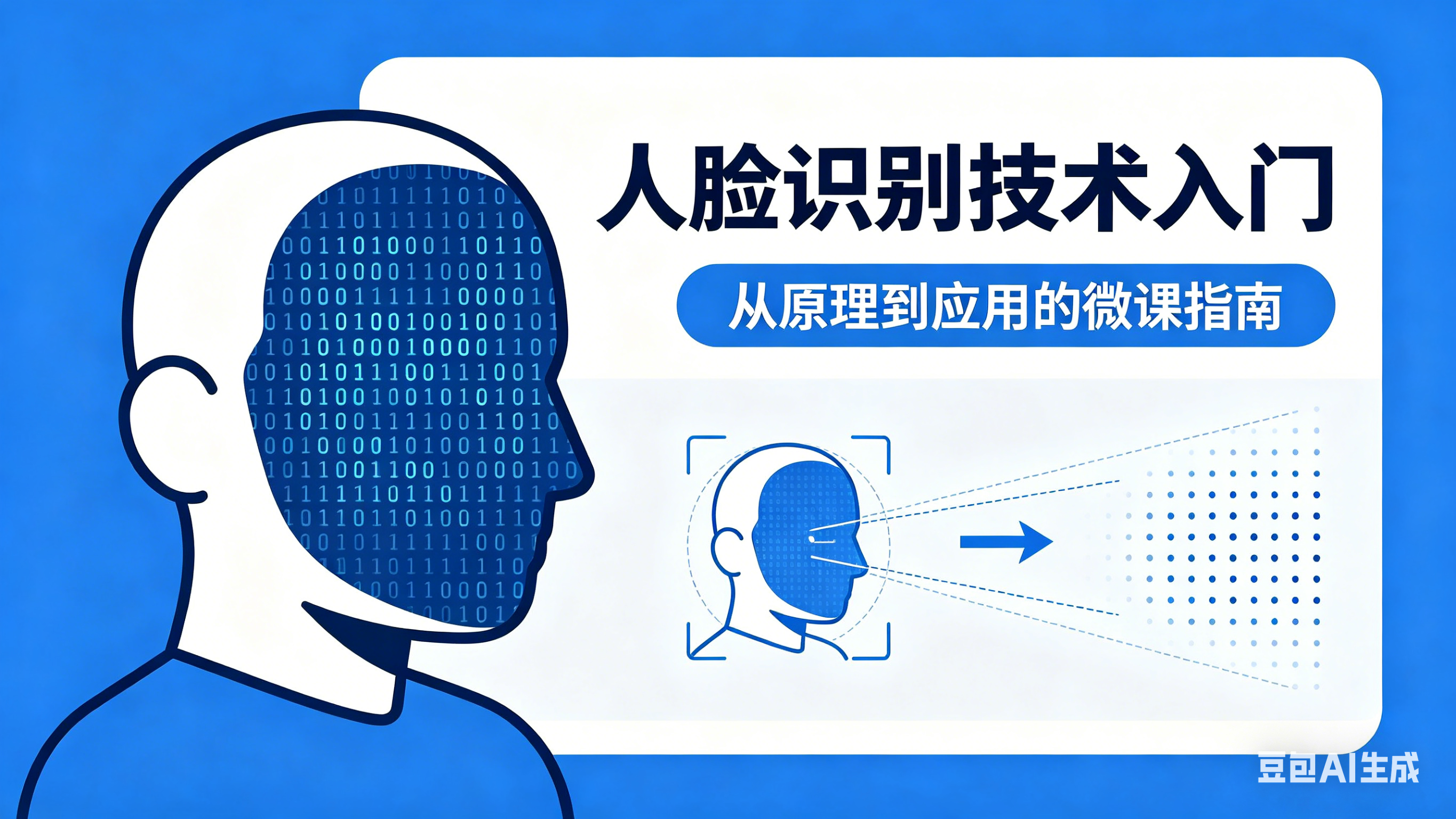 人脸识别微课封面