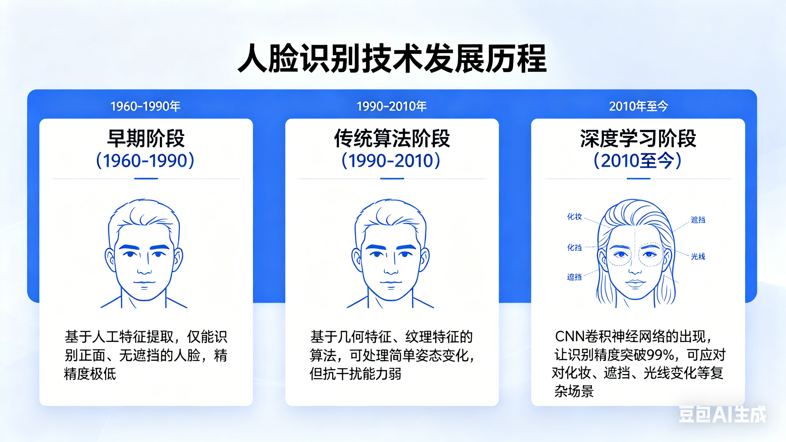 人脸识别发展历程